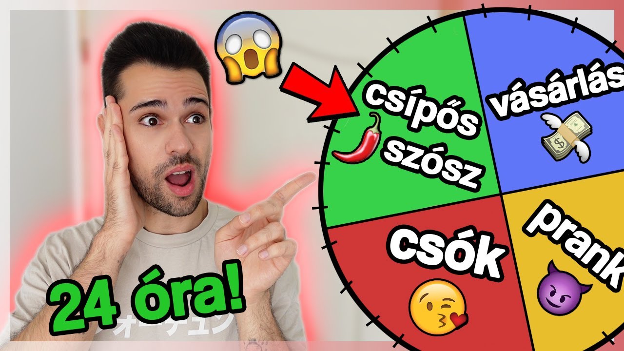 $ 24 ÓRÁIG SZERENCSEKERÉK IRÁNYÍTOTTA A NAPOM 😱😂 $