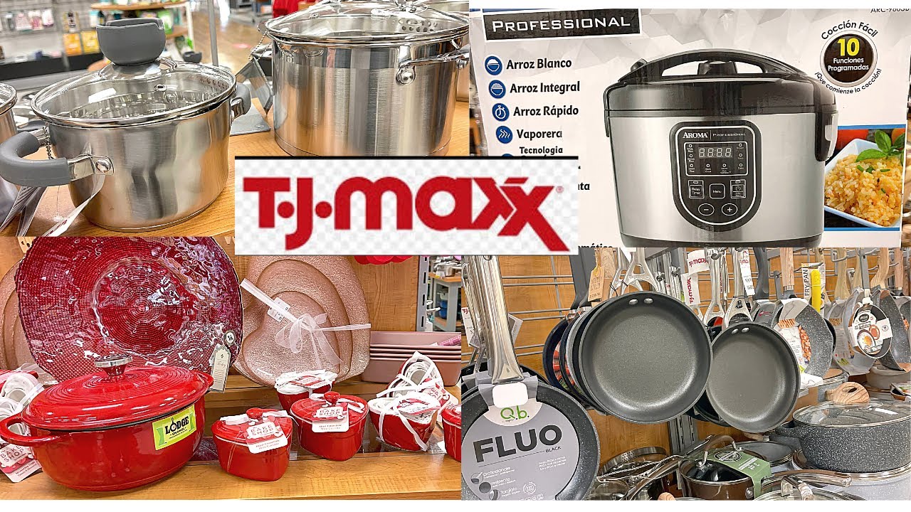 TJ MAXX KITCHENWARE COOKWARE ALL CLAD LE CREUSET KITCHEN STUFF | SHOP WITH ME