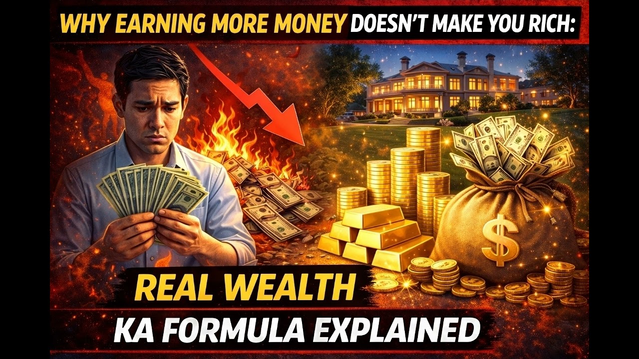Why earning more doesn't make you rich? The right way to build real wealth