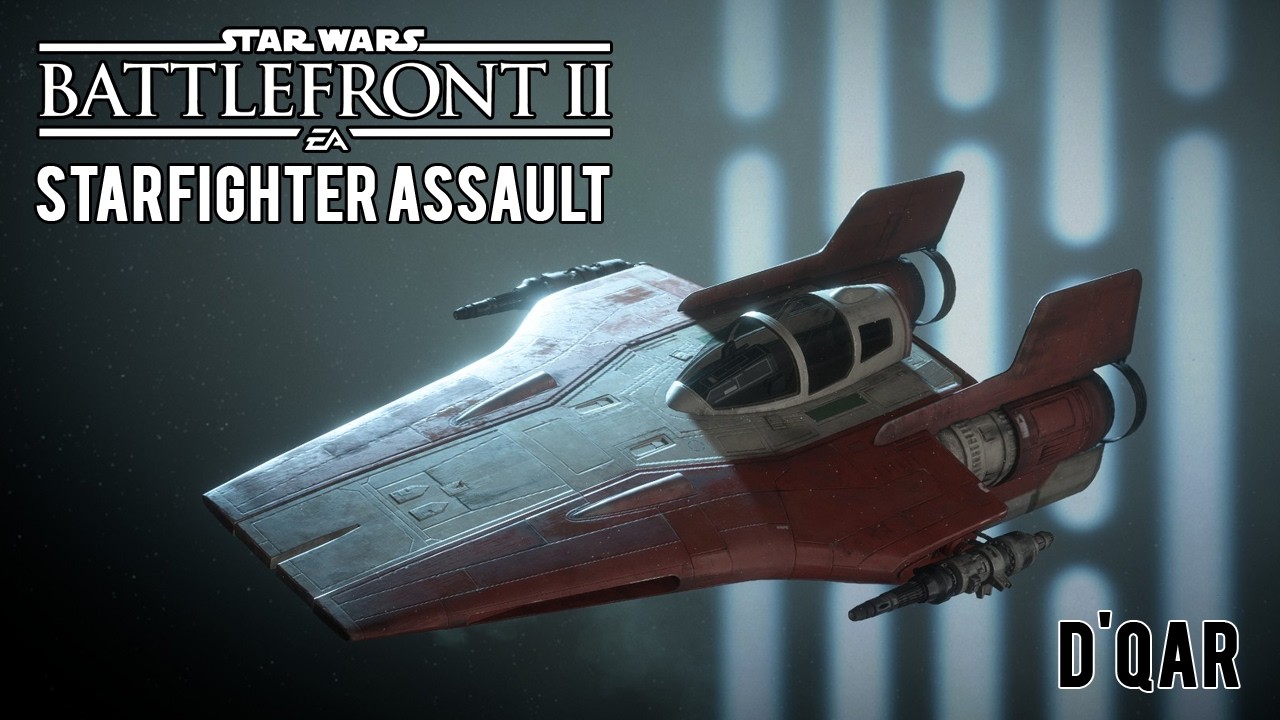 Star Wars Battlefront II: Starfighter Assault (PS4) no commentary - D'qar RZ-2 A-wing