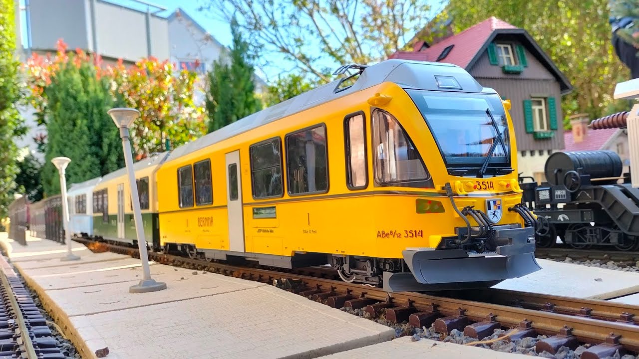 Der 1. Fahrtag im April 2025 - Saisoneröffnung auf der Esslinger Gartenbahn - bei schönstem Wetter