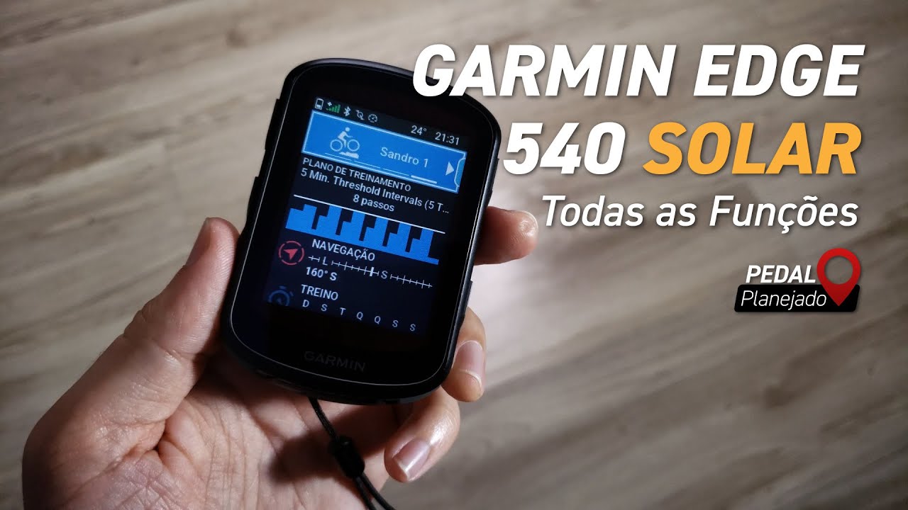 Garmin Edge 540 Solar | Conheça todas as Funções | Pedal Planejado 4K | Vlog #64