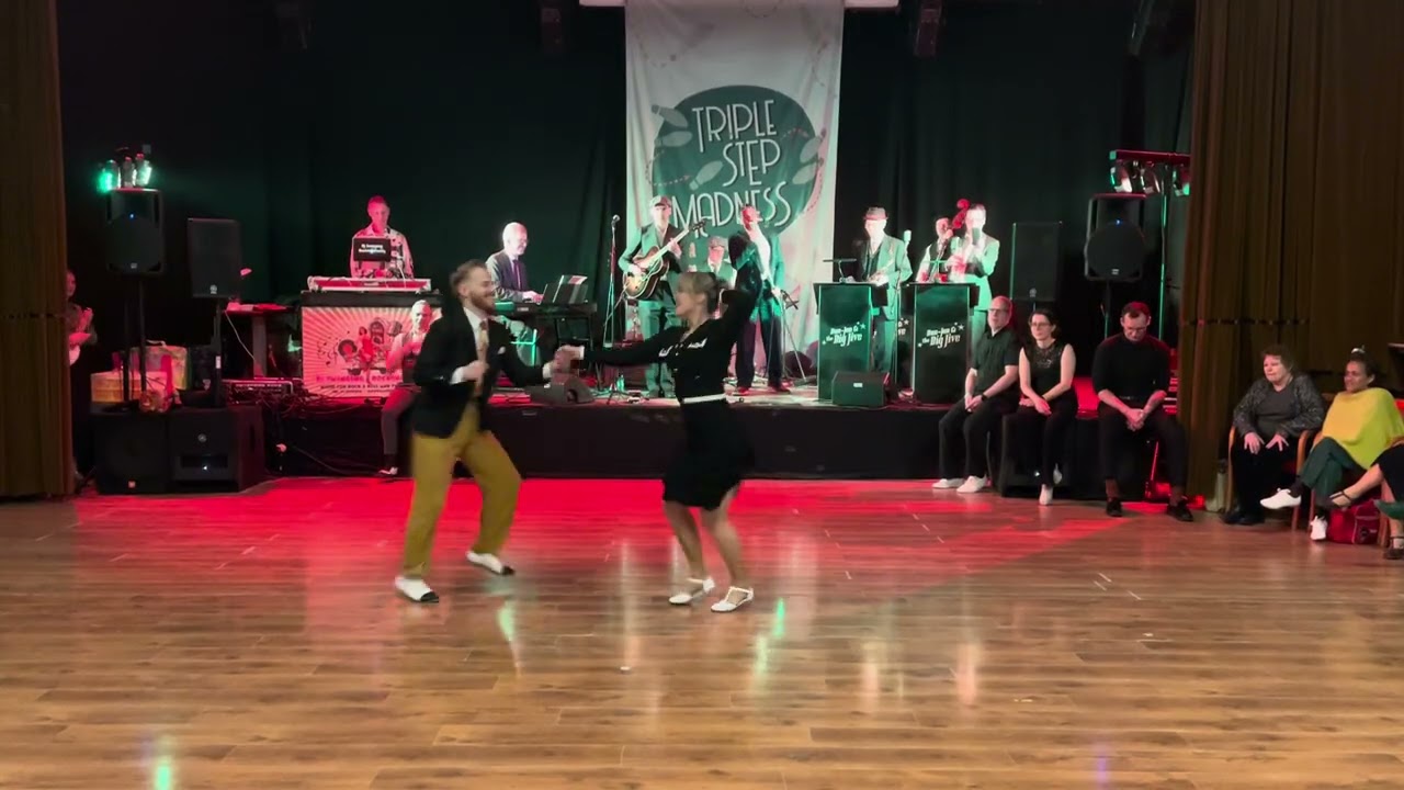 Triple Step Madness edition 2026, teachers demo by Taja and Sondre