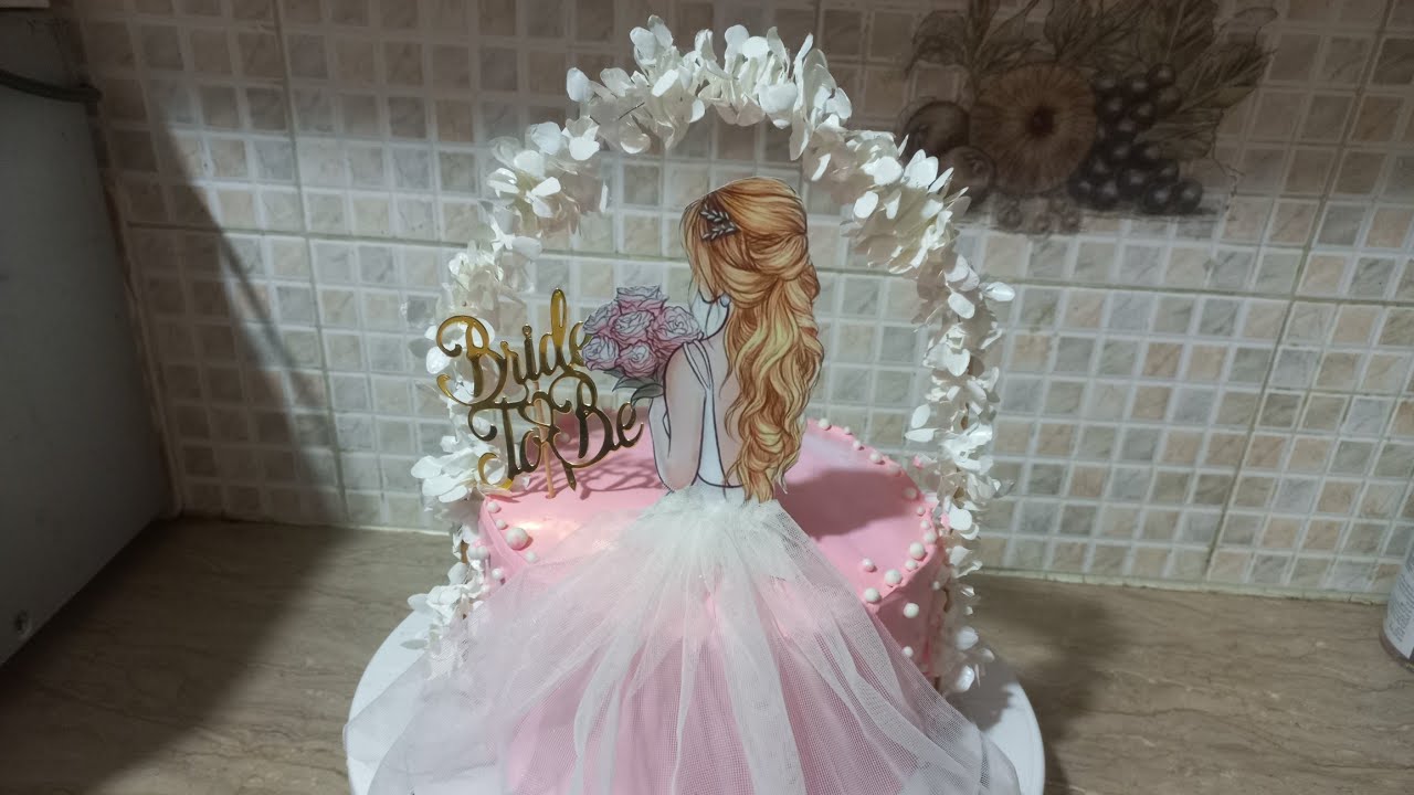 bride to be cake decorating ideas/bridal shower theme cake design/ bridal shower party/ wedding cake