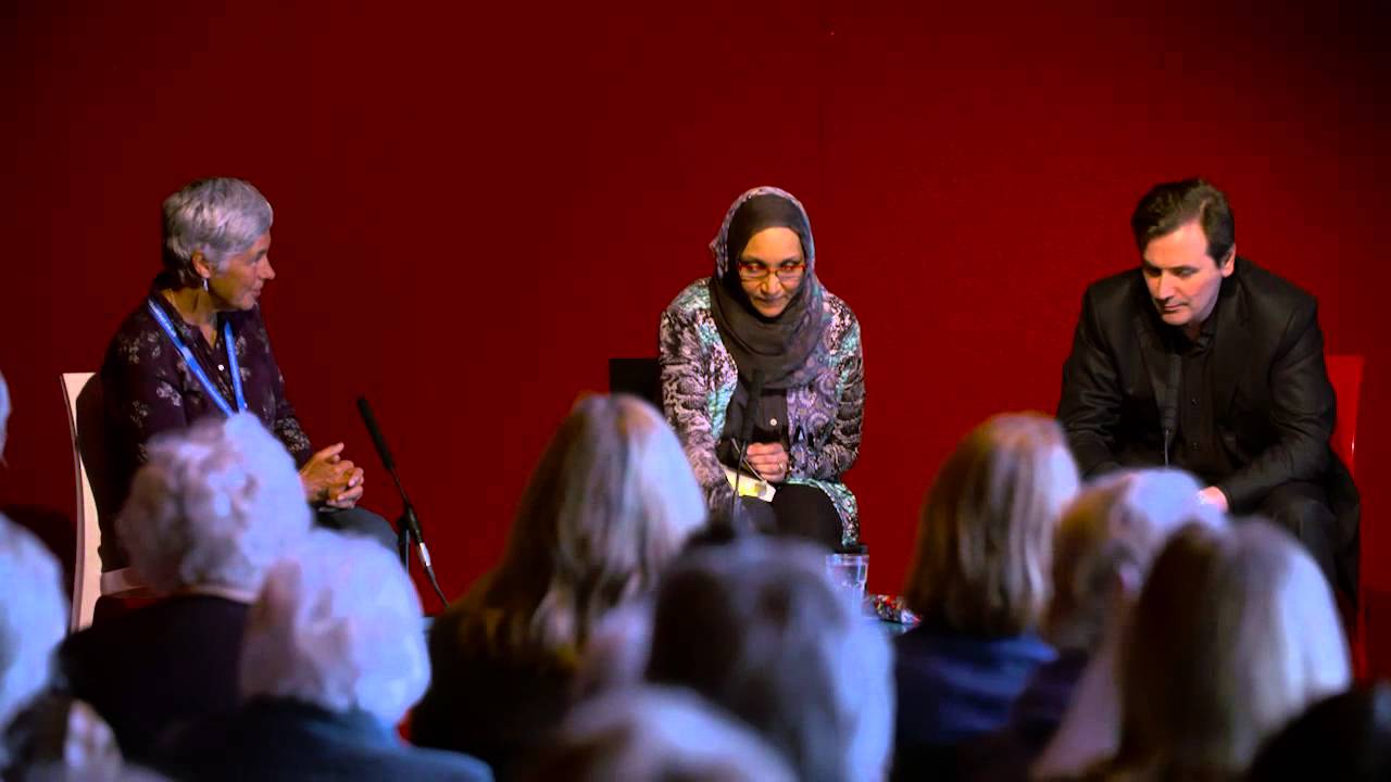 Leila Aboulela & Alessandro Gallenzi at the Edinburgh International Book Festival