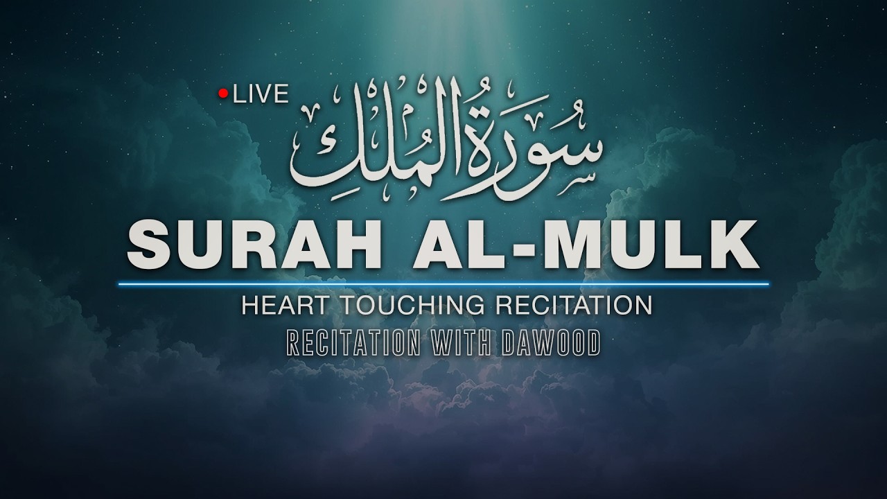 Surah Al-Mulk Live | Beautiful Quran Recitation for Peaceful Sleep 🌙