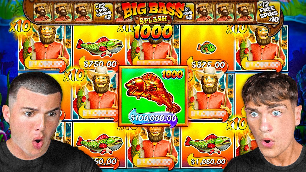 WE FINALLY HIT THE 1000X FISH ON BIG BASS SPLASH!