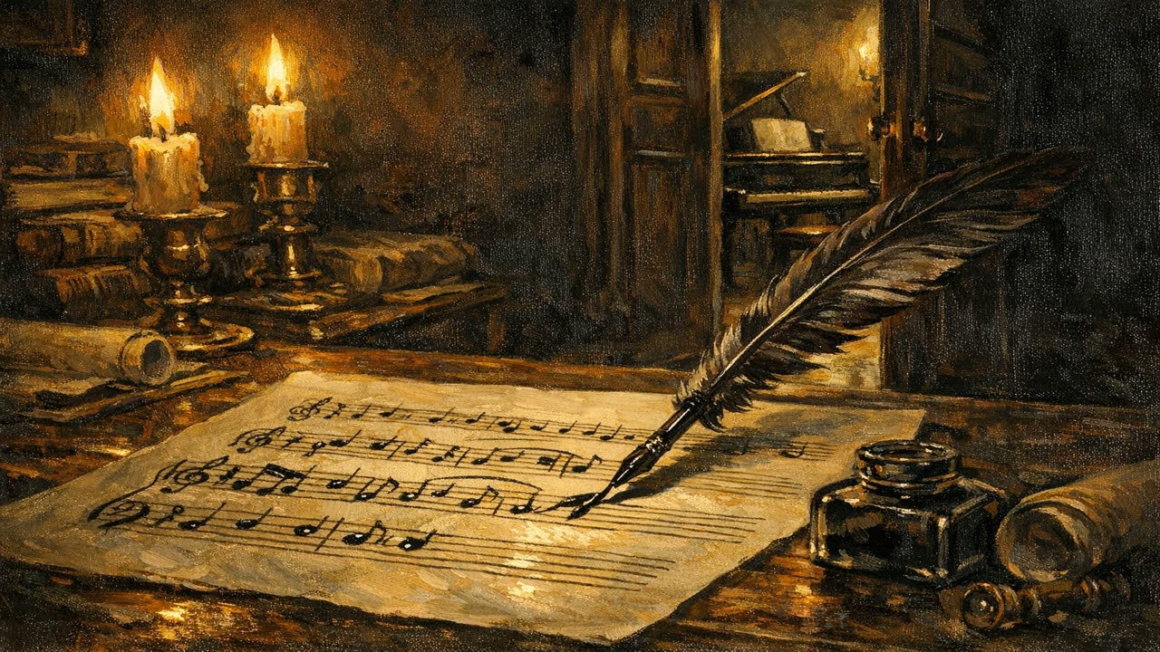 Wet Ink Sonata 🕯️ a draft still drying | Dark Academia