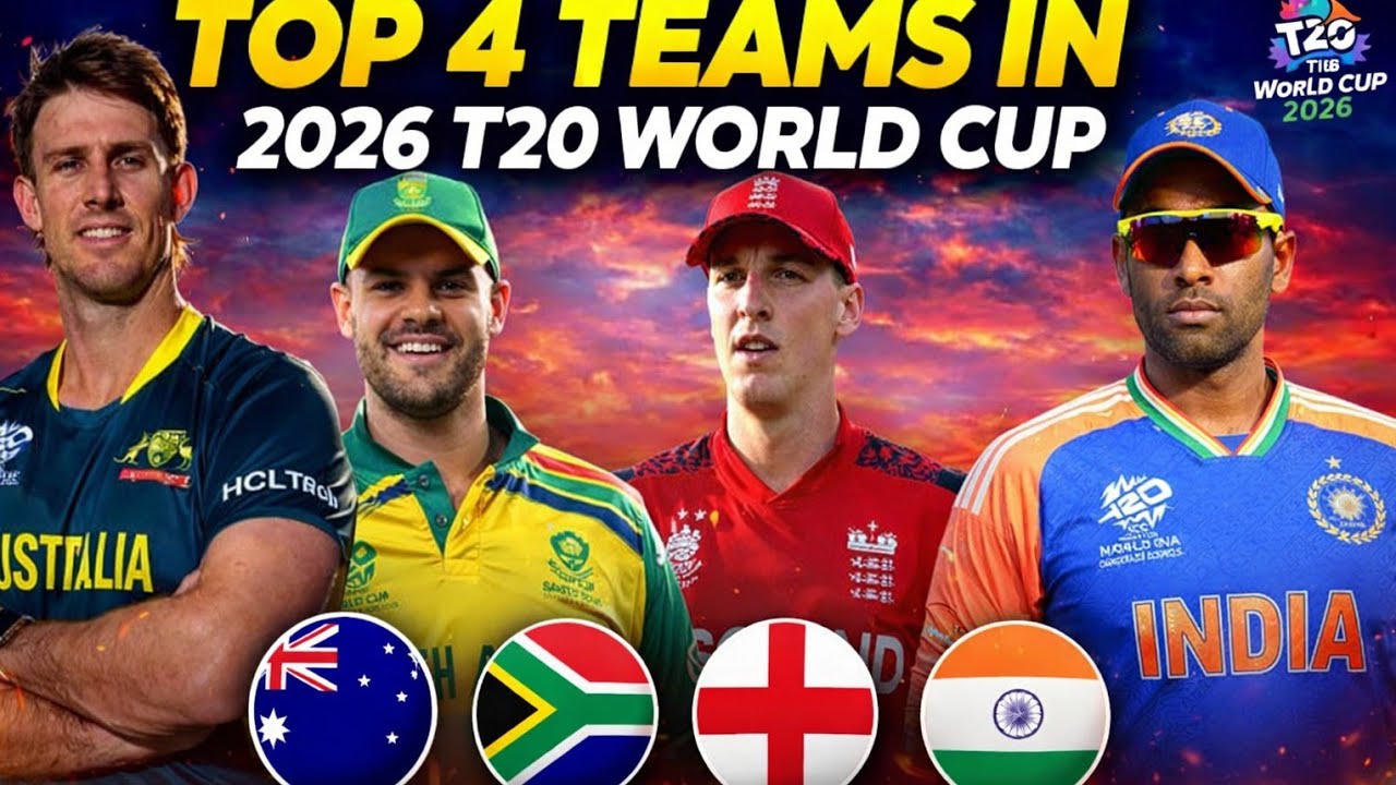 T20 WORLD LO TOP 4 TEAM IVENA