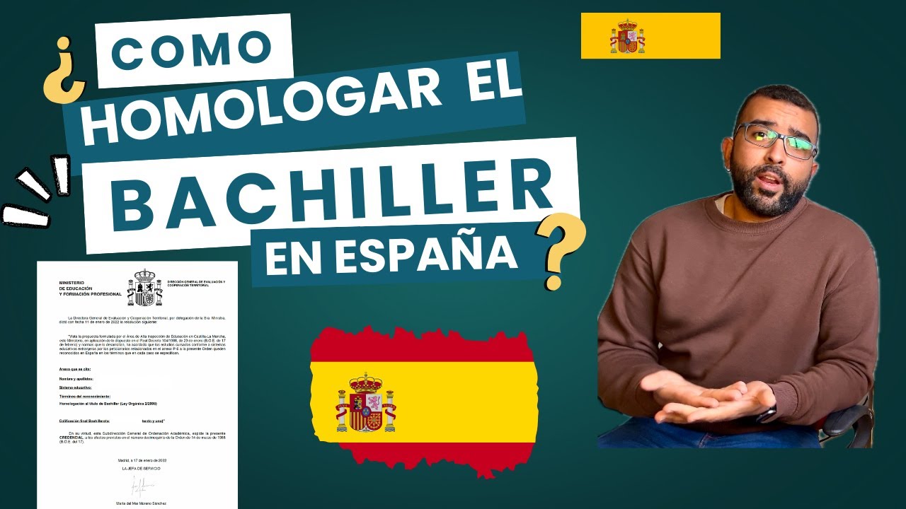 Cómo homologar tu título de Bachiller en España paso a paso 📄🎓