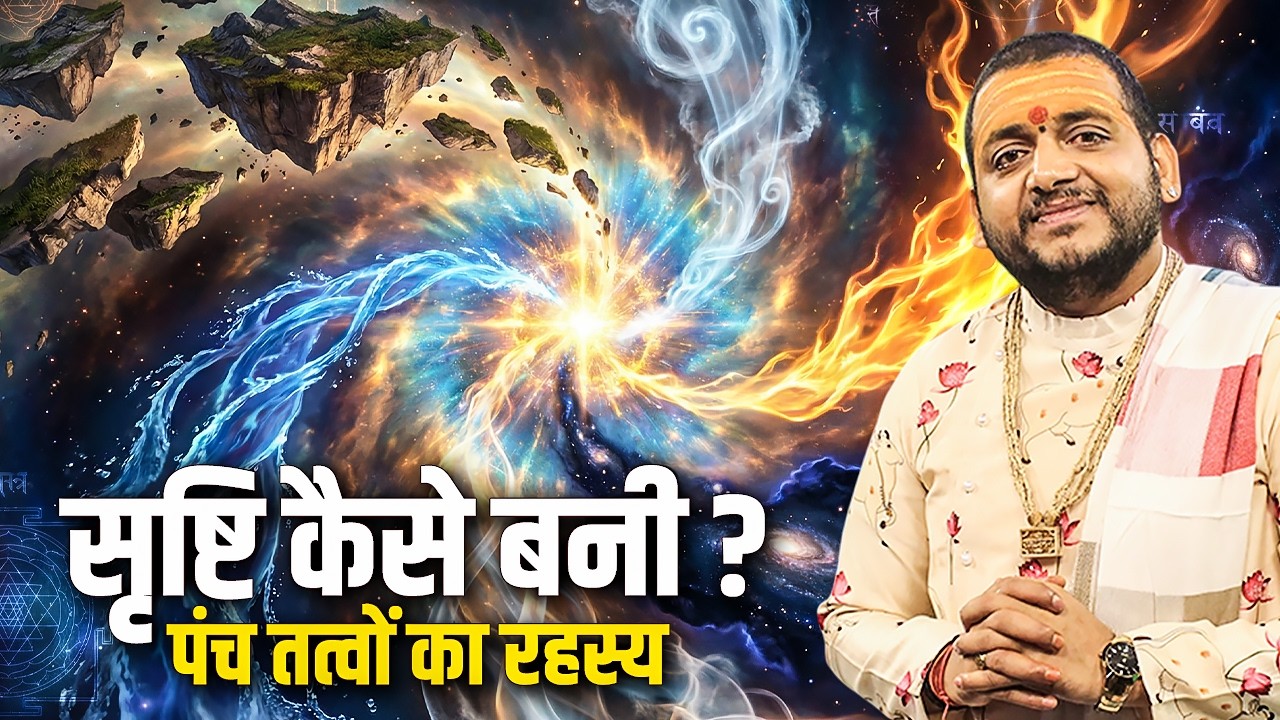 सृष्टि कैसे बनी? पंच तत्वों का रहस्य Acharya Bharat Ji Maharaj