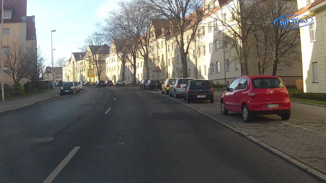 Fahrt von Zwickau nach Werdau über Marienthal und Steinpleis