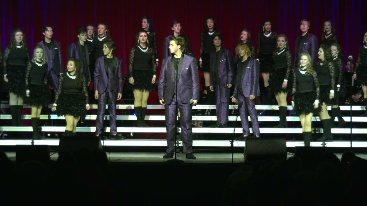 Naperville North High School Entourage performs at the Sullivan Show Choir Invitational