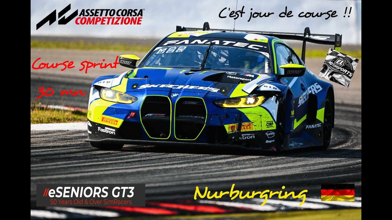 02/02/2026 ACC eSeniors S22 R5 Nurburgring course sprint 30 mn Porsche 992 GT3R