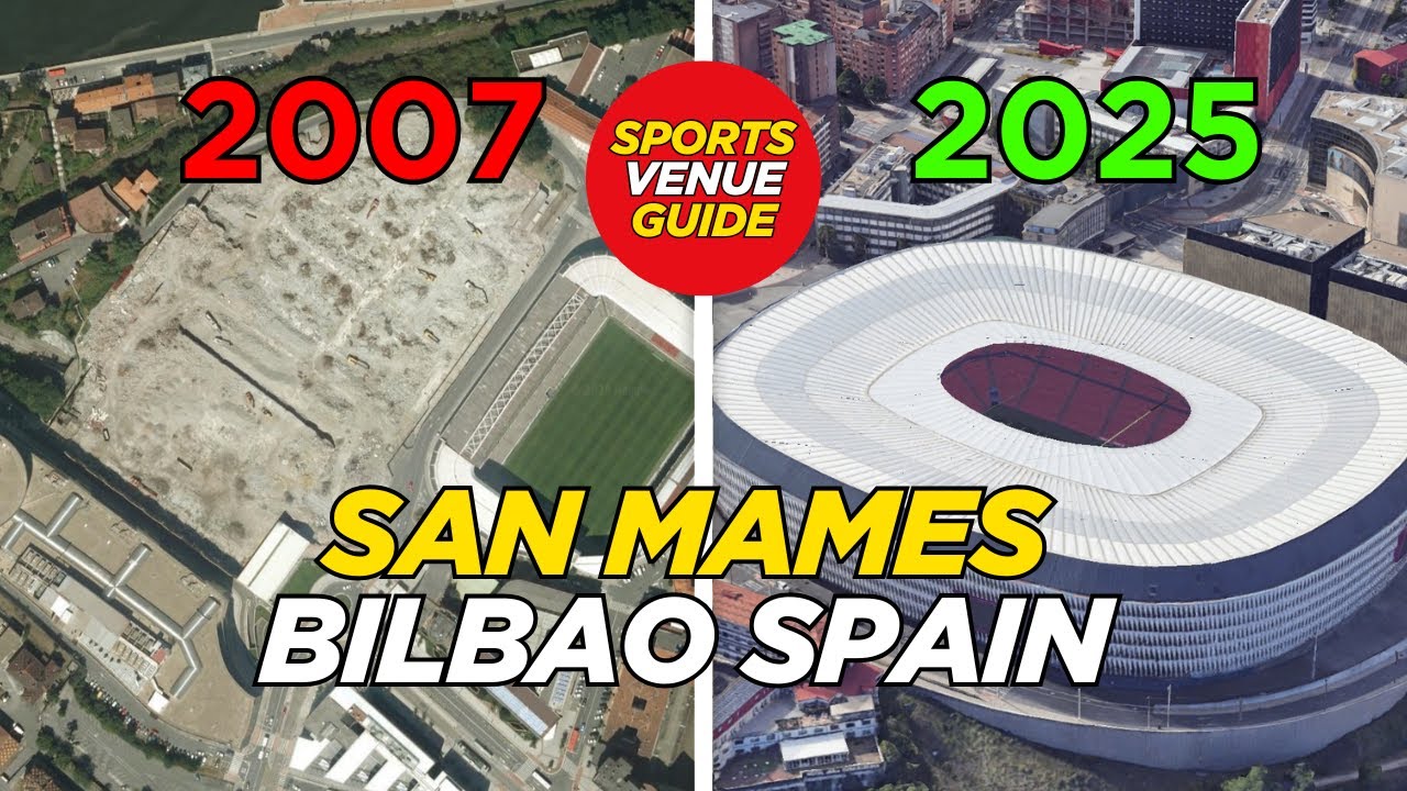 Incredible Transformation of San Mames Stadium Bilbao Spain