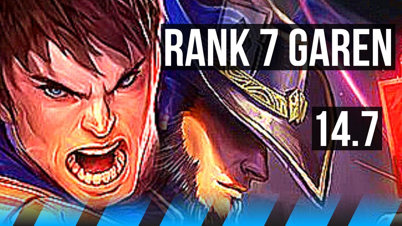 GAREN vs TWISTED FATE (MID) | 8/1/11, Rank 7 Garen, 1000+ games | KR Master | 14.7