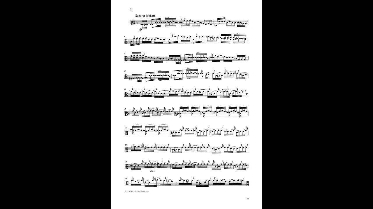 Paul Hindemith - Sonata for Solo Viola, Op. 31 No. 4