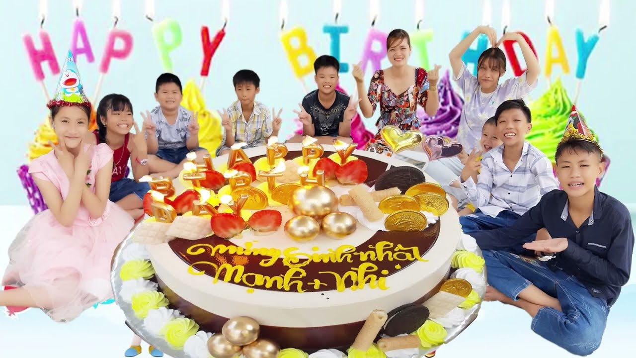Sinh Nhật Bất Ngờ Tặng Mạnh Và Nhi#trangandvinhtv