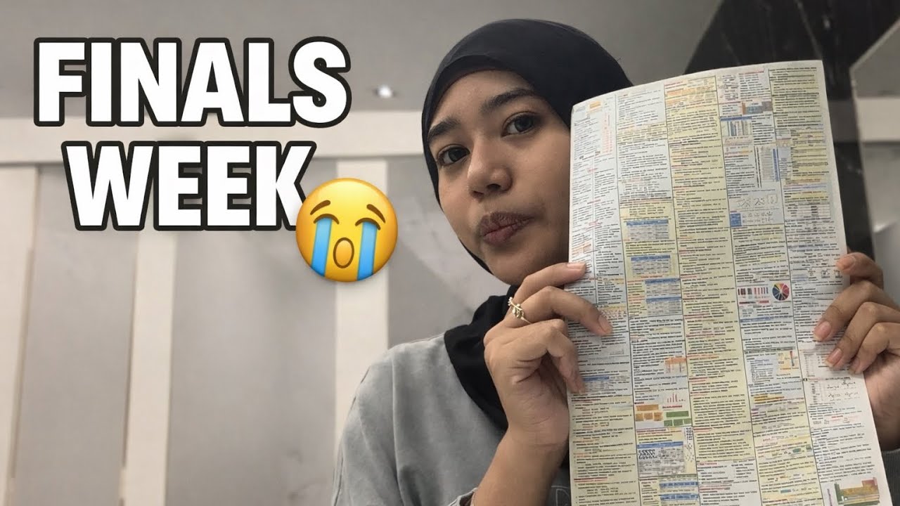 Finals Week | Year 2 Pharmaceutical Science Student