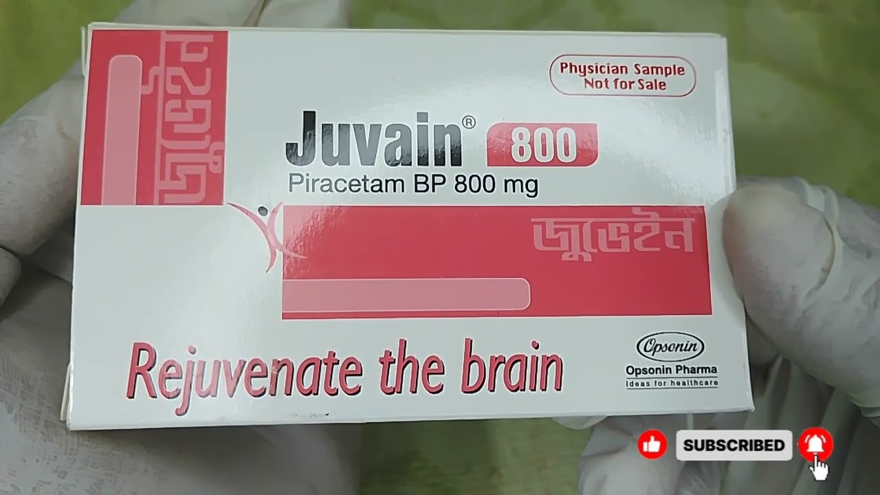 Juvain 800 | Piracetam BP 800 mg | মস্তিষ্ক শক্তিবর্ধক ট্যাবলেটের পূর্ণ তথ্য"