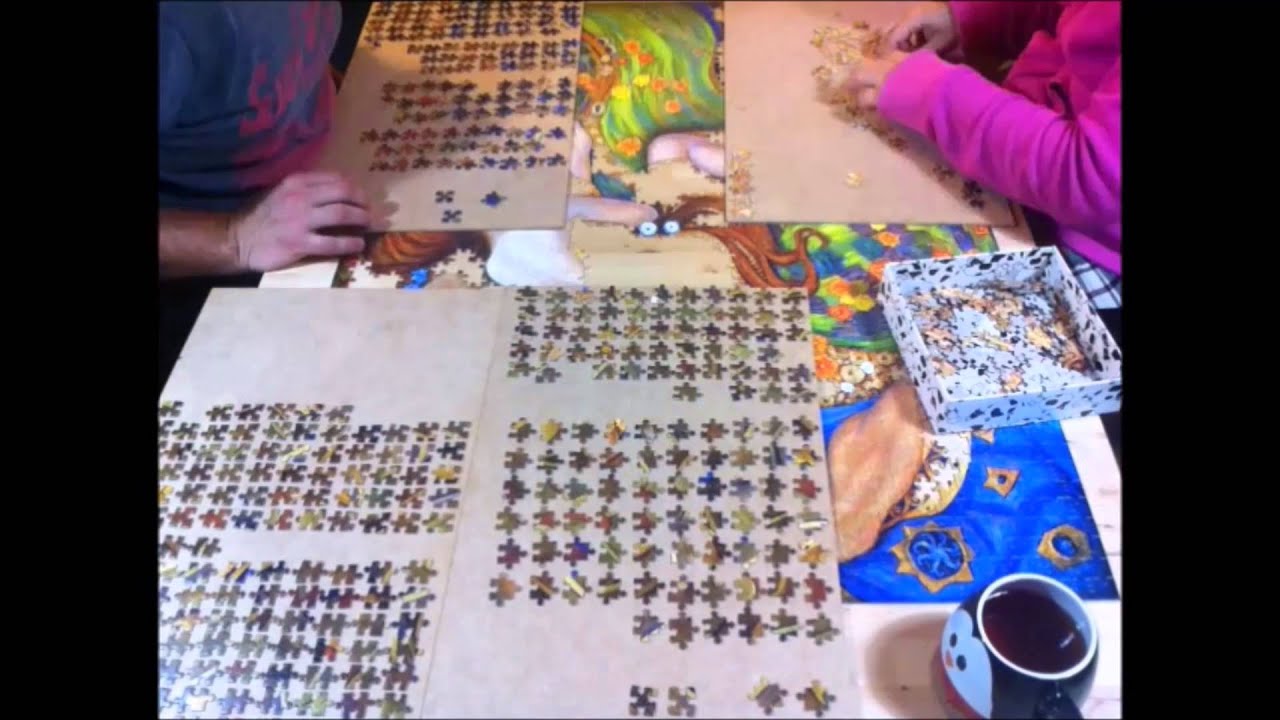 Jigsaw Puzzle Castorland 2000 pieces. Aspiration. Making off