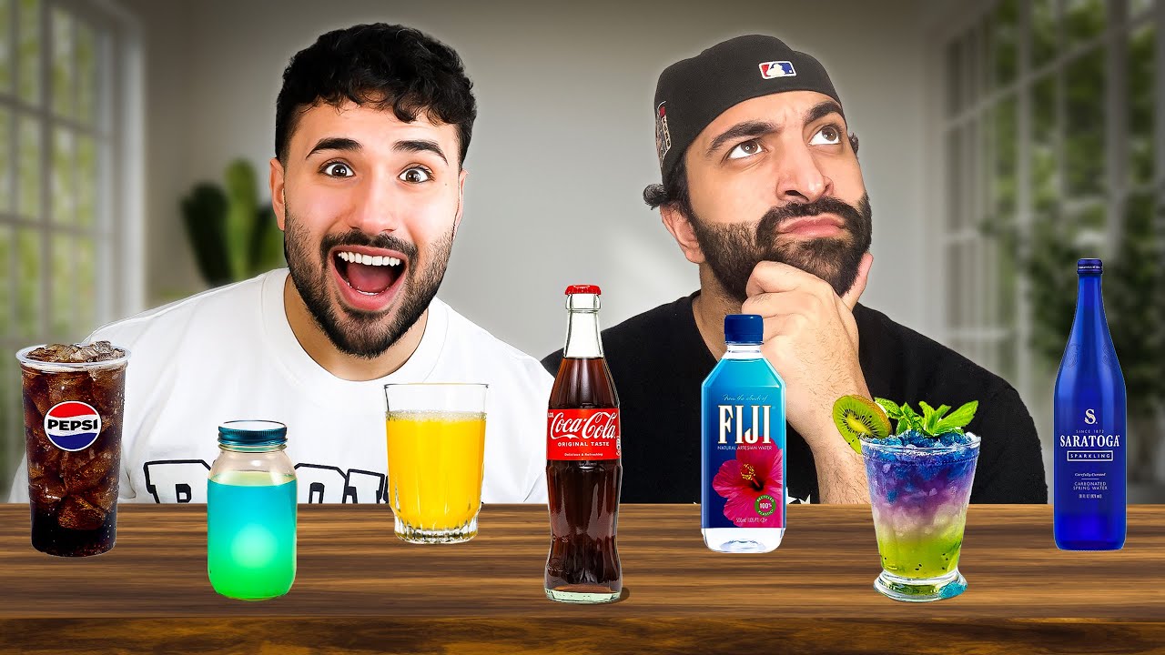 Blind Taste Test: GUESS THE DRINK CHALLENGE