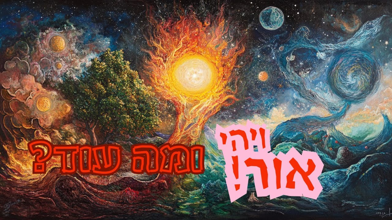 ויהי אור! ומה עוד??? - מה נברא ביום הראשון? האם רק האור? האם האור כולל עוד דברים? ומה זה קשור למפץ??