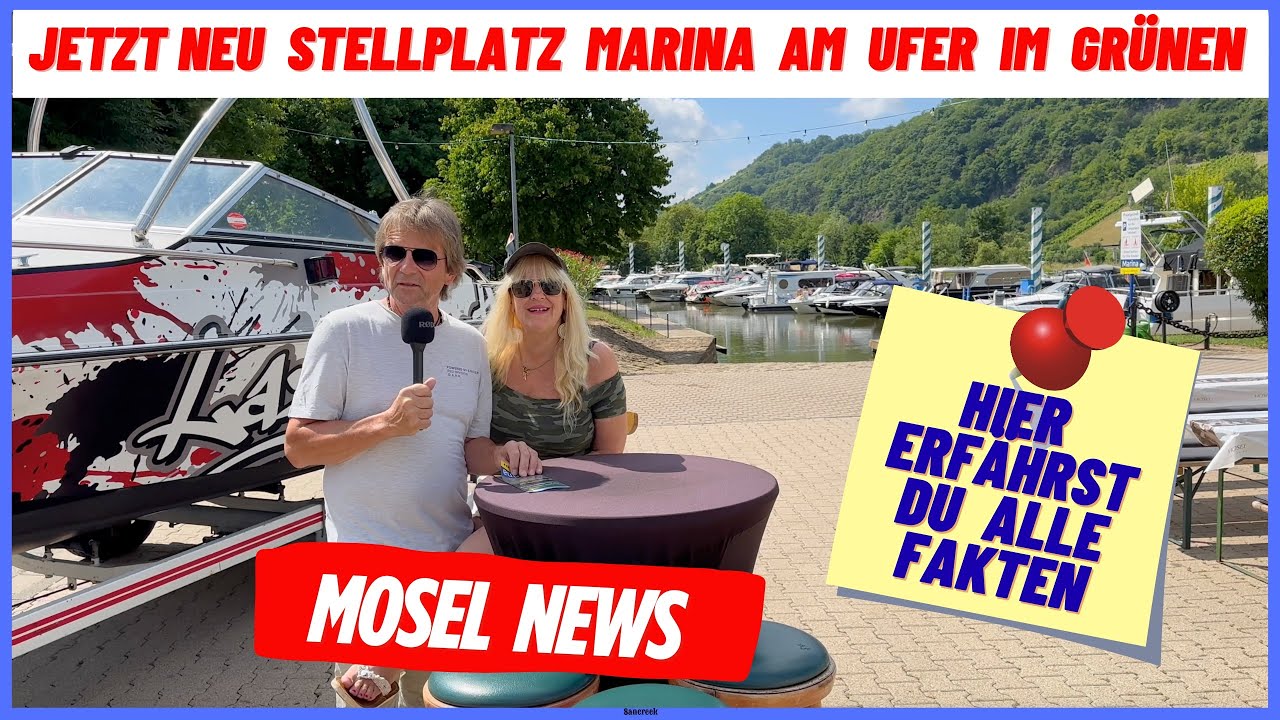 Unter neuer Verwaltung Campingplatz Marina in Neumagen Dhron an der Mosel.