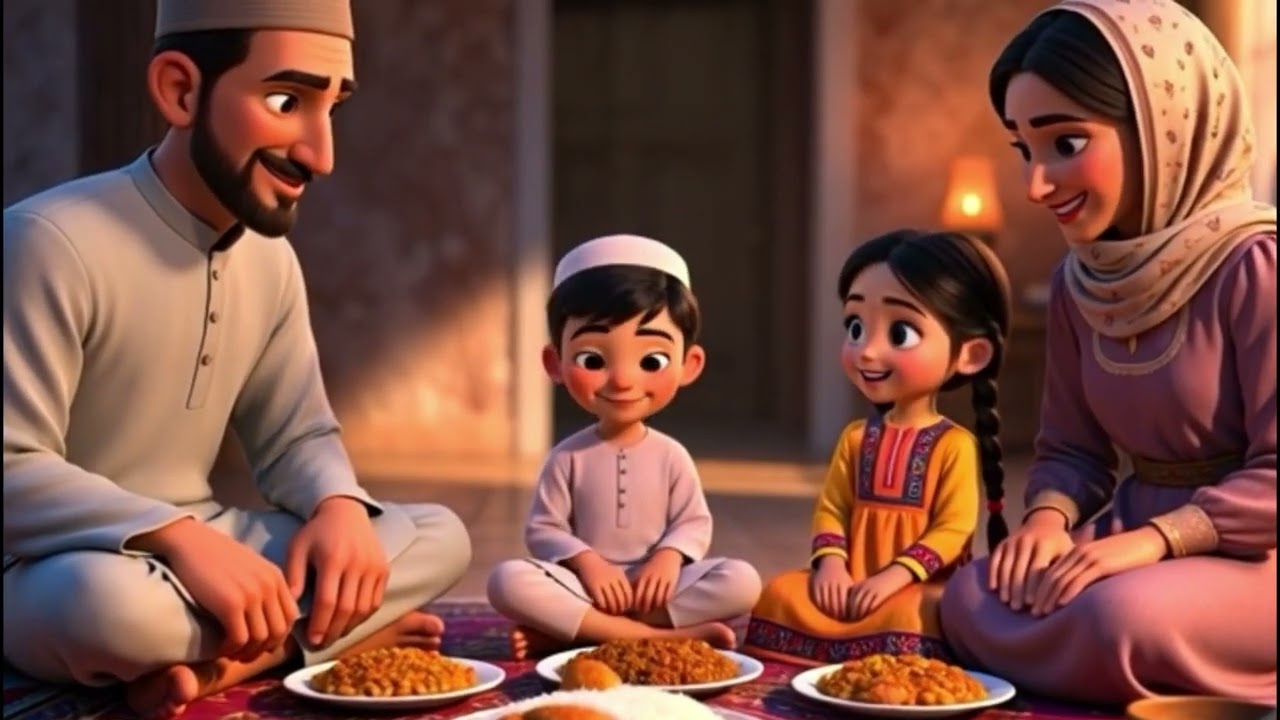 From Fajr to Isha – A Muslim Child’s Beautiful Day | Ghibli #ghibli #animation #cozy