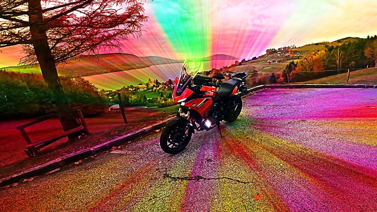 YAMAHA TRACER 7 2021 - Ride By The Lake - Full GPR exhaust WITH DB KILLER (4K)