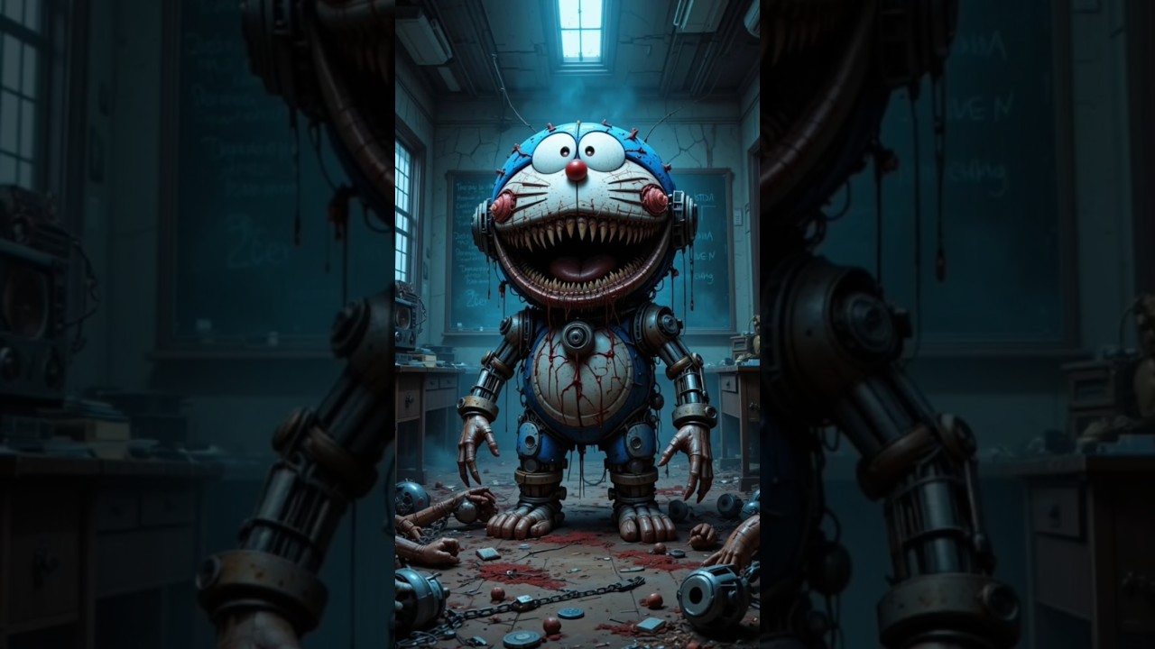 &ldquo;Creepy Doraemon: Horror Twist on Doraemon & Friends&rdquo; #scary #creepy