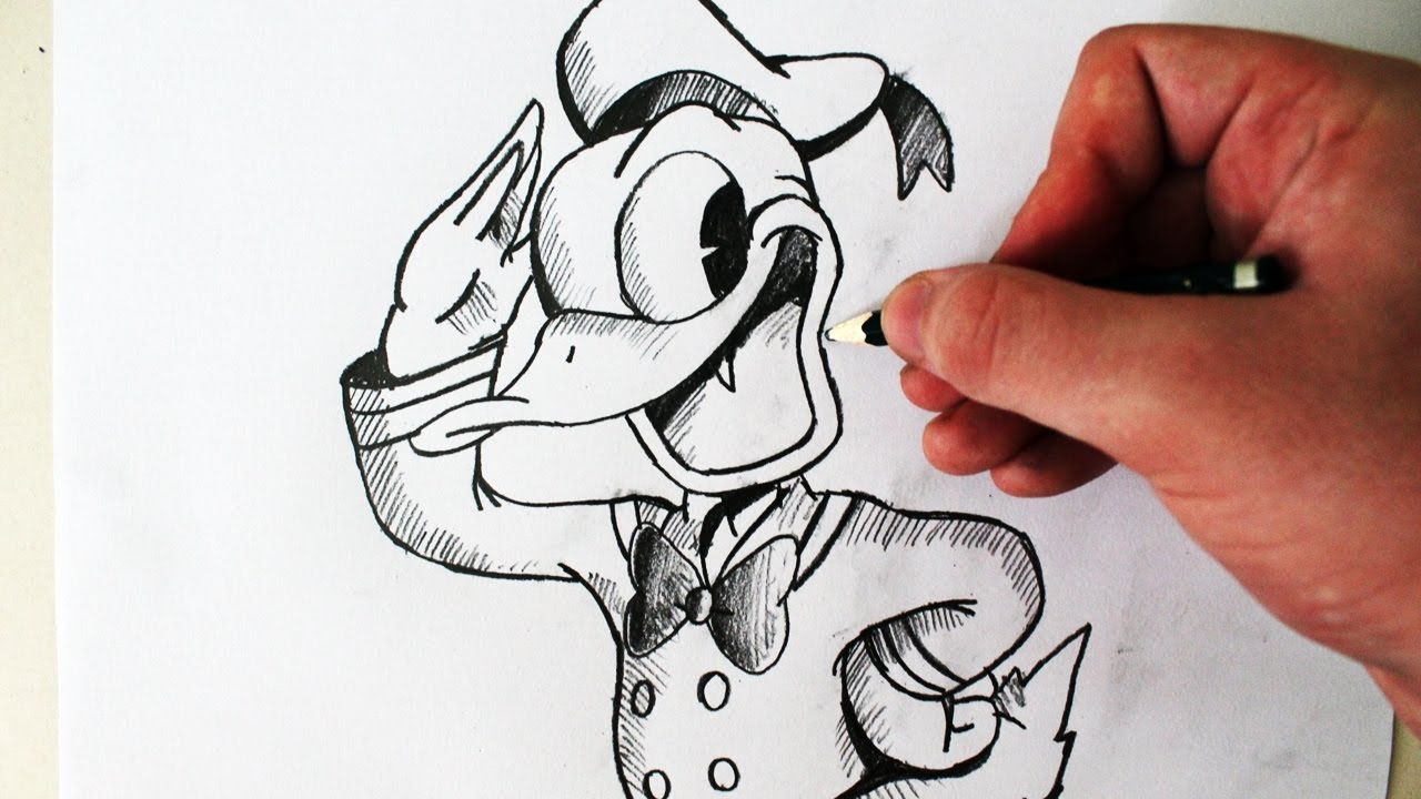 Como Desenhar o Pato Donald [1940] - (How to Draw Donald) - SLAY DESENHOS #184