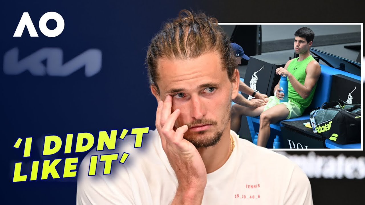Alexander Zverev UPSET over CONTROVERSIAL medical timeout | AO 2026 | Wide World of Sports