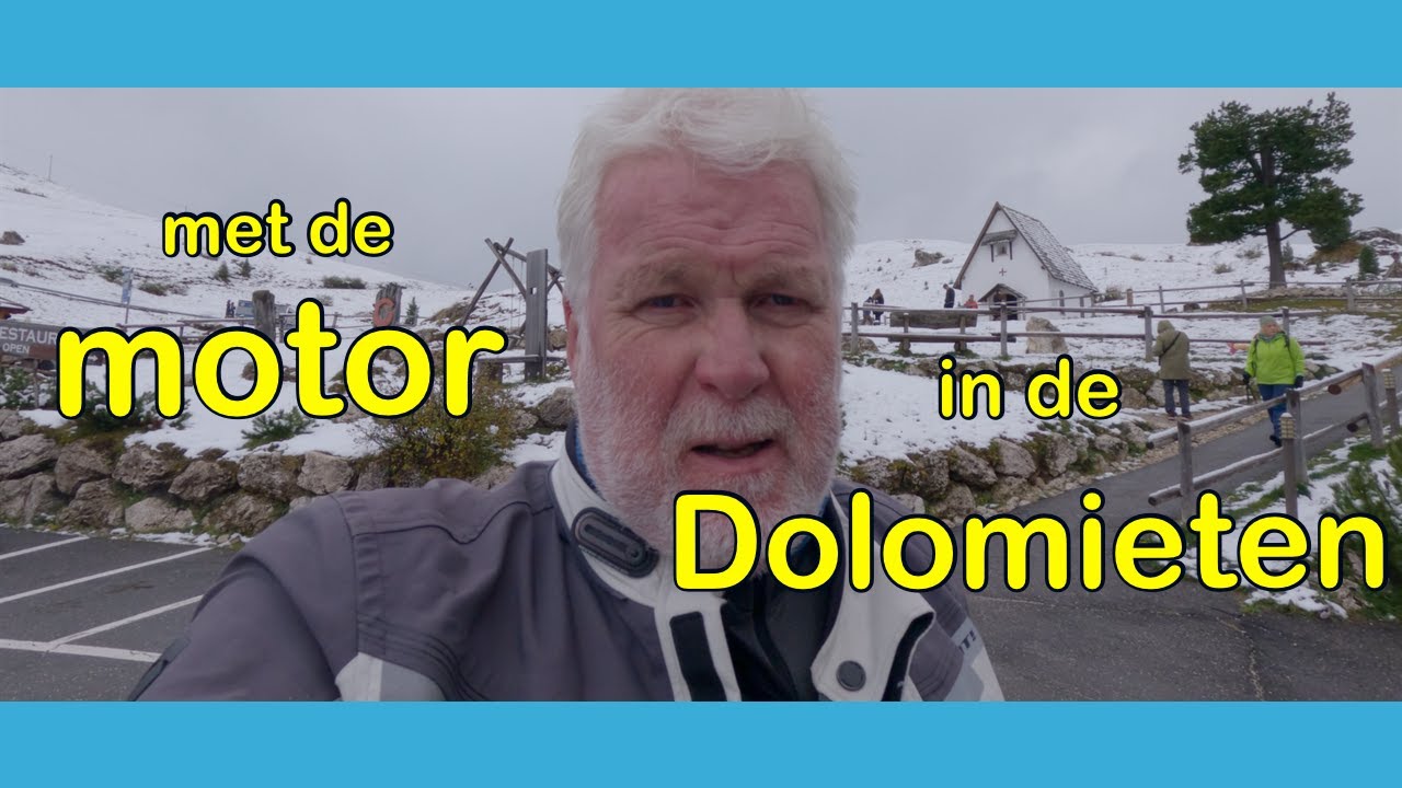 MET DE MOTOR IN DE DOLOMIETEN