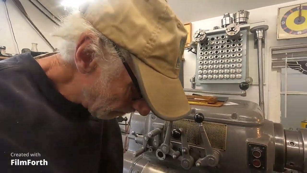 Manley 50 ton shop press project and lathe cross feed screw oiling