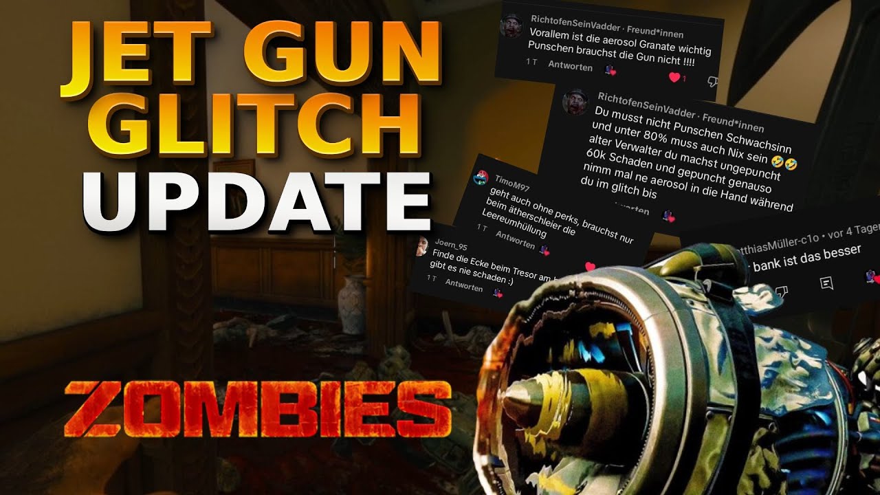 Jet Gun-Glitch Update! Dank eurer Tipps jetzt noch besser! ( Black Ops 6 Zombies )