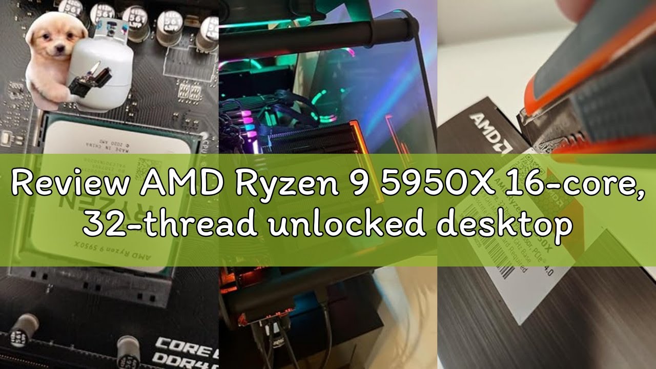 Review AMD Ryzen 9 5950X 16-core, 32-thread unlocked desktop processor