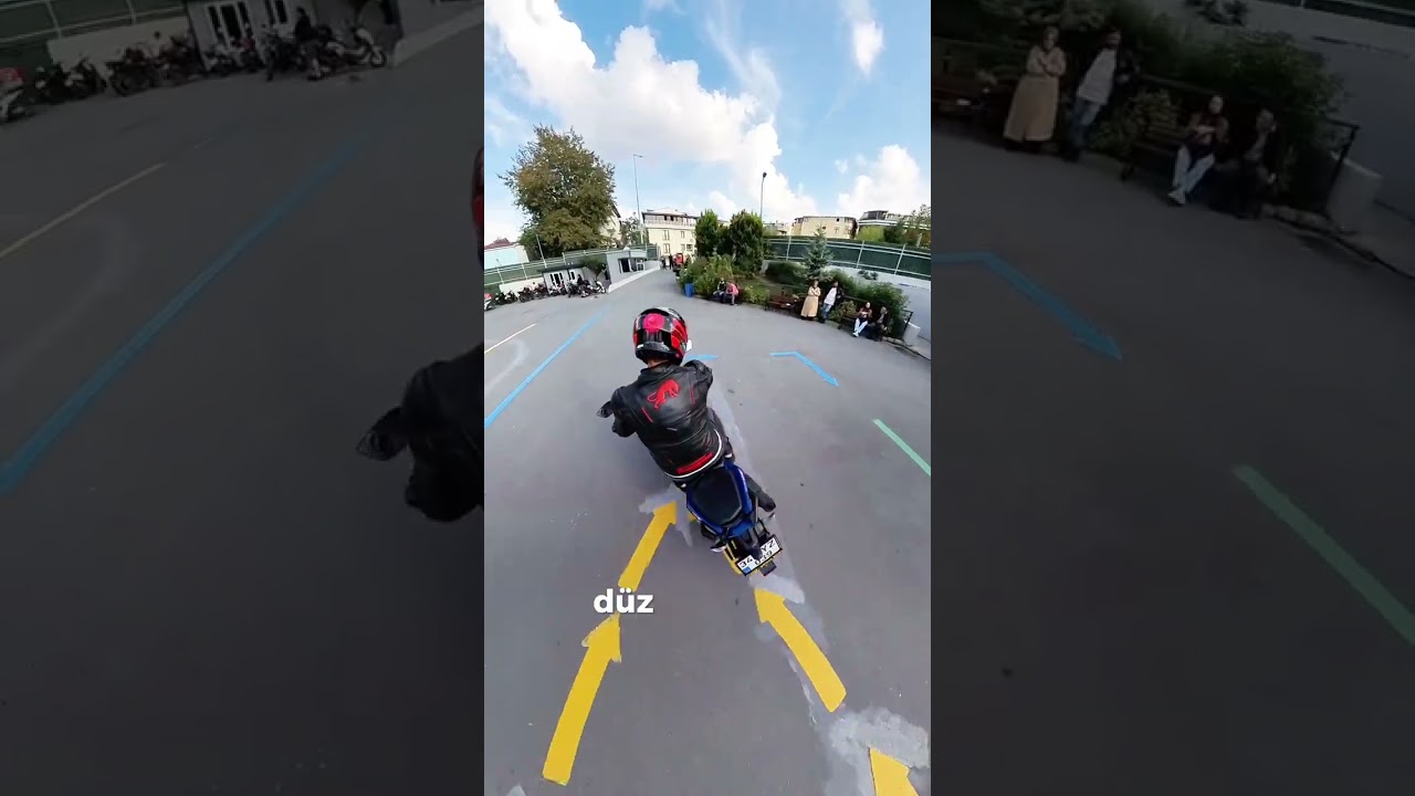 KEMERBURGAZ RAGIP KUTMANGİL İLKOKULU MOTOSIKLET SINAV ALANI
