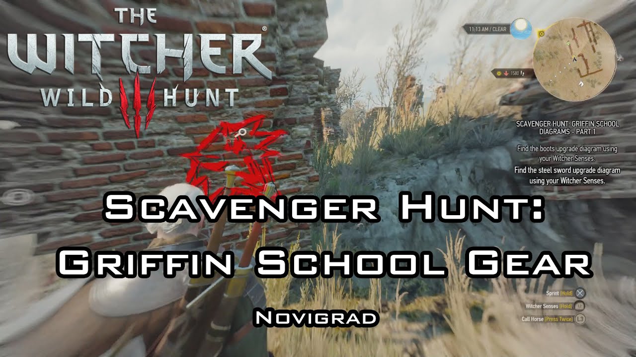 The Witcher 3: Wild Hunt - Scavenger Hunt: Griffin School Gear - Treasure Hunts - Novigrad