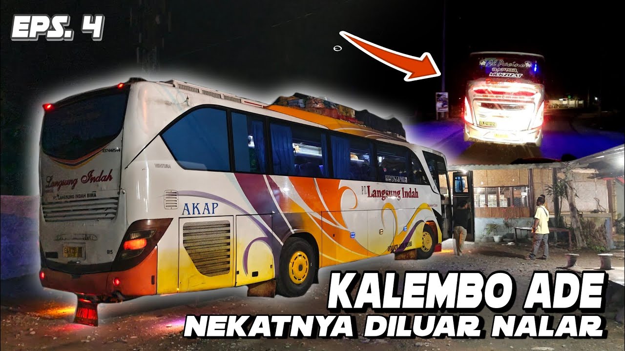 NYARIS KARAMBOL 3 BUS‼️PANAS DI LINTASAN NTB🔥(4)