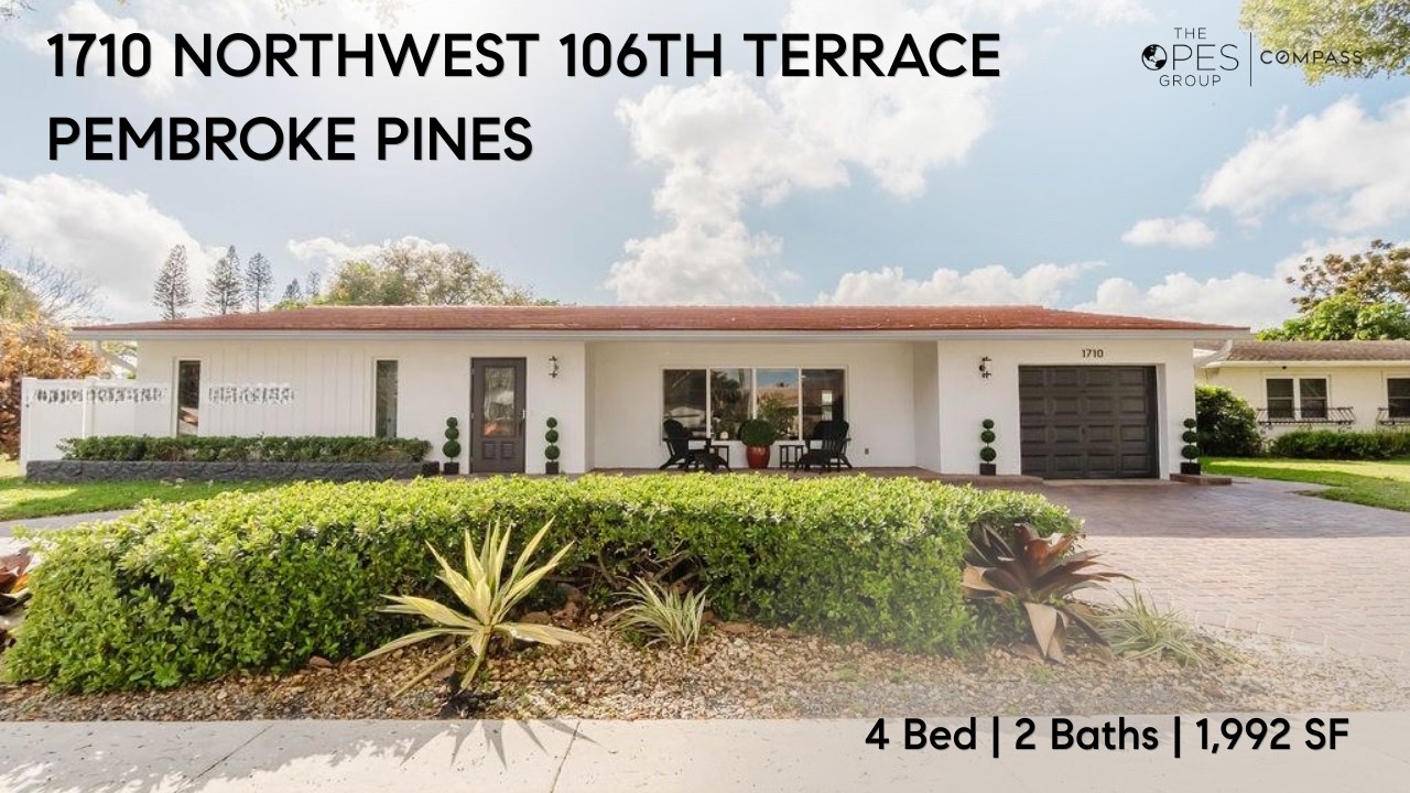 1710 Northwest 106th Terrace | Pembroke Pines
