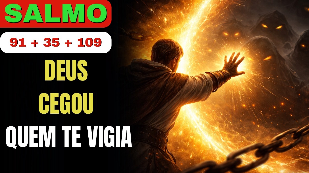 SALMO 91 + 35 + 109: Oração Poderosa Para Destruir Espírito de Vigilância e Inimigos Ocultos AGOR