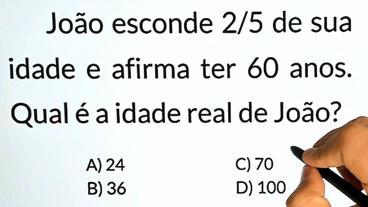 QUESTÃO DE FRAÇÃO QUE A MAIORIA NÃO SABE RESOLVER! VOCÊ CONSEGUE ?  @Teuprofessor