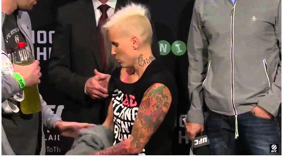 Rowdy Bec Rawlings vs. Lisa Ellis Weigh-In. UFC Adelaide