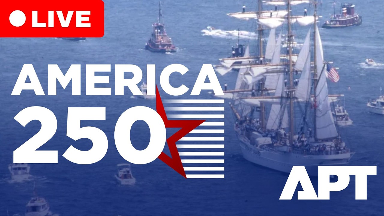 LIVE | Tall Ships Parade Marks America's 250th Anniversary in New York | APT