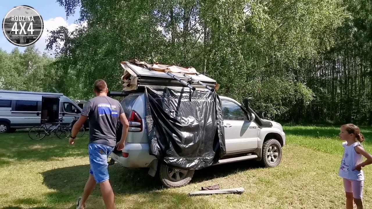 Rodzina4x4: Jak złożyć namiot dachowy w 7 minut? Zrobiliśmy to dla Was. 
