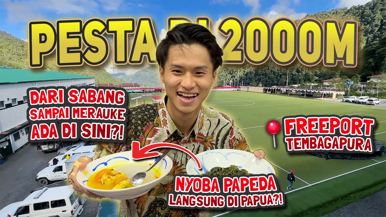 Orang Indonesia Berjaya di FREEPORT⁉️Pesta Besar TERTINGGI di Indonesia🇮🇩 di Tembagapura 2000 MDPL🏔️