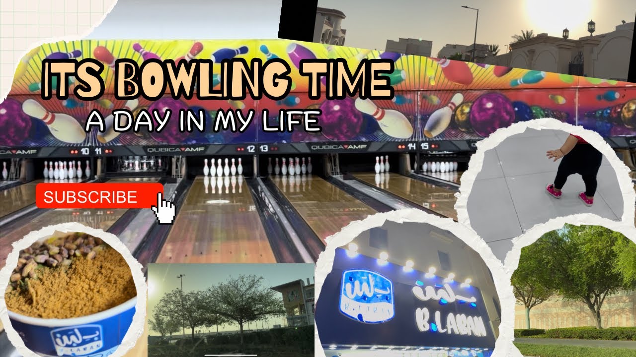 Tried B.Laban in Qatar ||  Bowling Fun || Weekend #vlog #food #bowling @Fahaandnishvlogs 