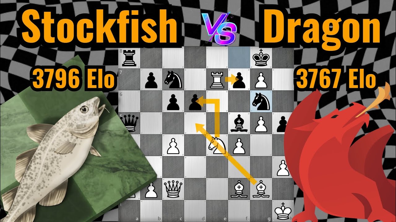 НЕВЕРОЯТНАЯ тройная жертва от Stockfish РАЗДАВЛИВАЕТ Дракона, словно это новичок!