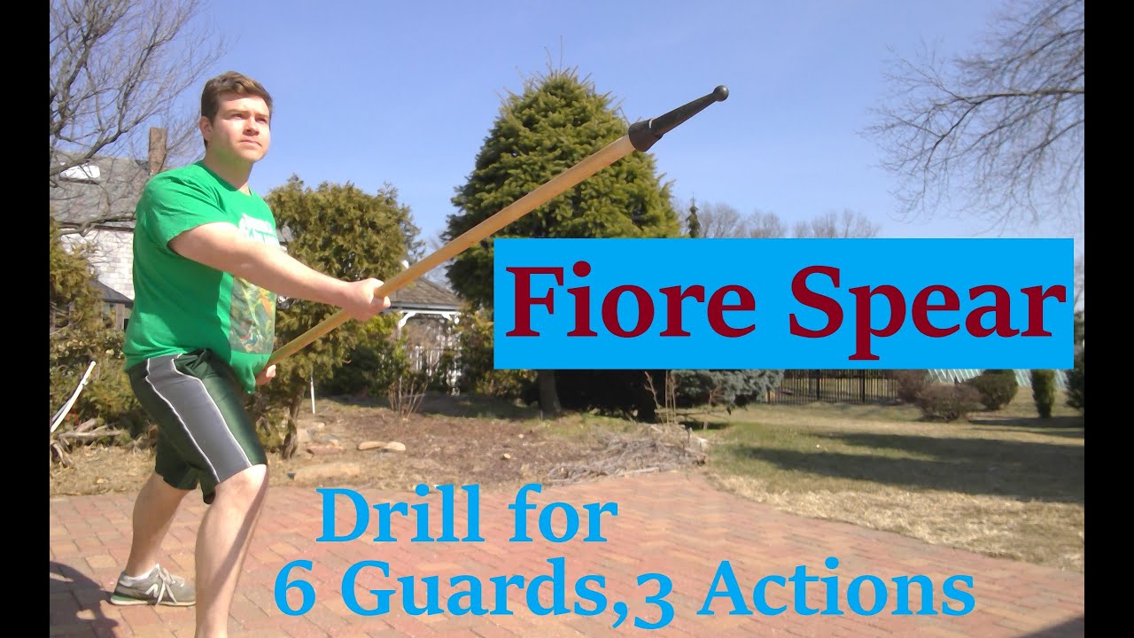 Fiore Spear: Whole Section Drill in 25 Seconds!